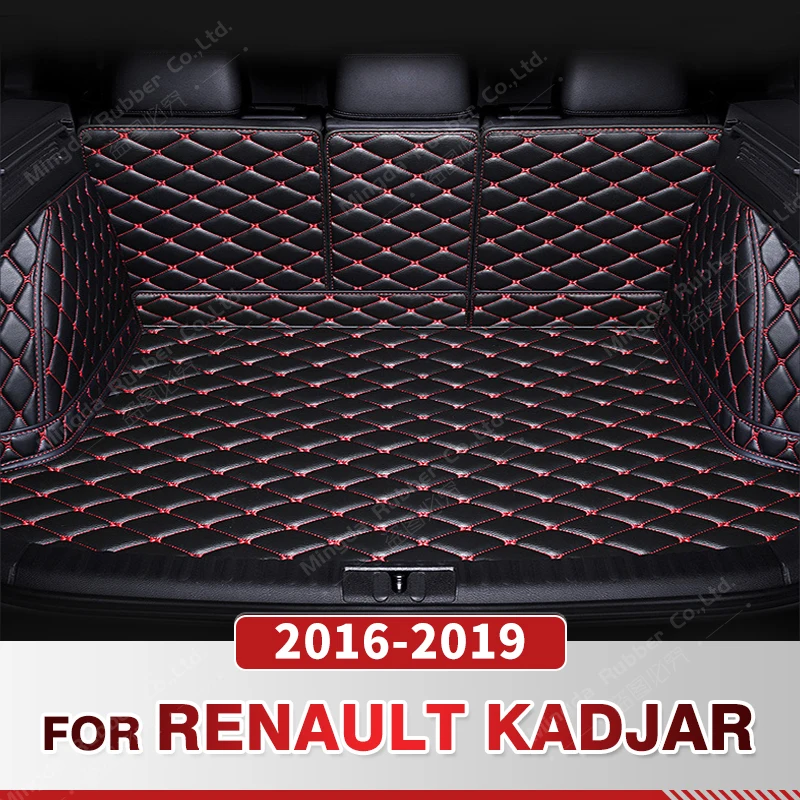 

Auto Full Coverage Trunk Mat For Renault Kadjar SUV 2016-2019 17 18 Car Boot Cover Pad Cargo Interior Protector Accessories