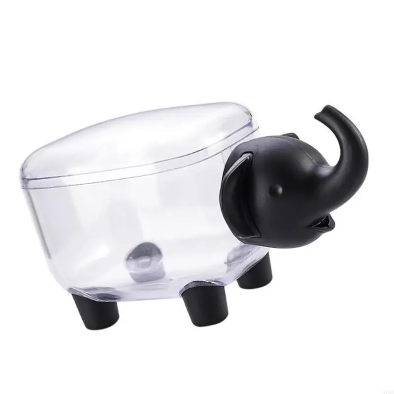 97QD Clear Clear Cotton Swab Container almacenamiento prueba polvo para suministros belleza Accesorios baño en