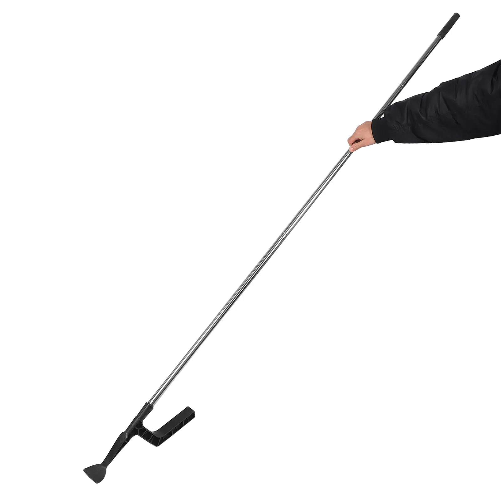 

Съемная лопатка для чистки водостоков с длинной ручкой, эффективный инструмент для удаления листьев и мусора с крыши, регулируемый очиститель для домашней кровли