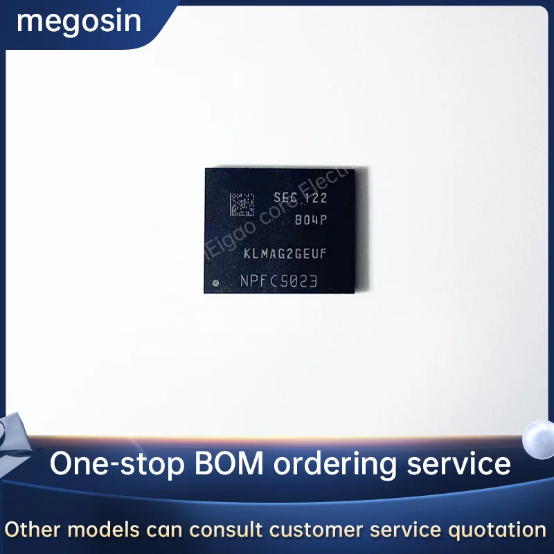 1PCS/LOT KLMAG2GEUF-B04P KLMAG2GEUF 16G BGA153 EMMC5.1 Memory Chip