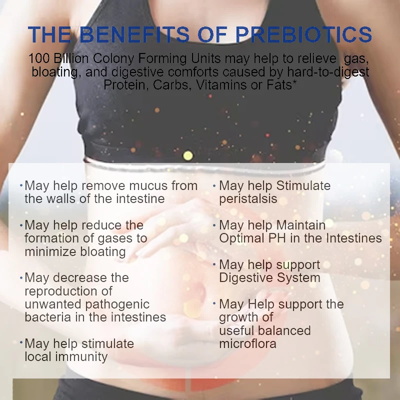 Probiotics Supplements - 100 Billion CFU - Good for Intestinal Health, Relieve Bloating, Promotes Digestive Health