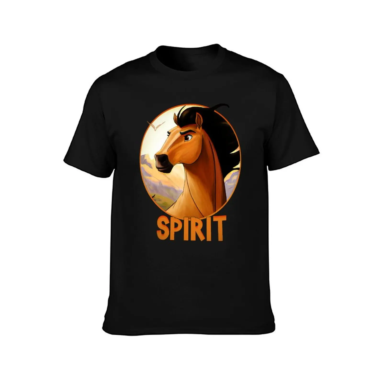 Spirit Stallion Of The Cimarron T-Shirt Christmas Casual Short Sleeve Top T-Shirt