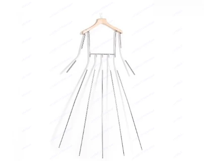 Multi-pole Skirt Modeling Hangers, Fold Positioning, Clothing Shooting Props, Invisible Hangers