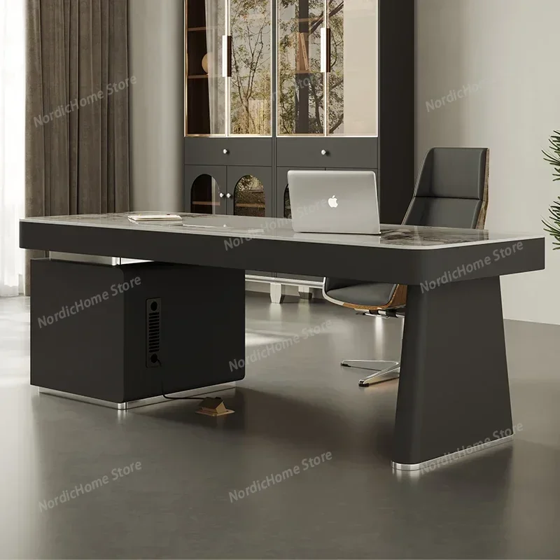 Modern Household Wide Office Desk Standing Study Organizer Executive Reading Computer Desks Laptop Home Mesa Oficina Furniture
