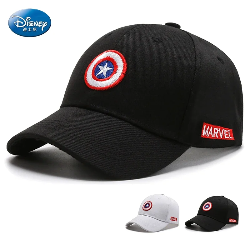 Disney Anime dibujos animados Capitán América sombrero para niños niño niña otoño bebé gorra de béisbol niños Hip Hop sombreros para el sol niños gorras Snapback