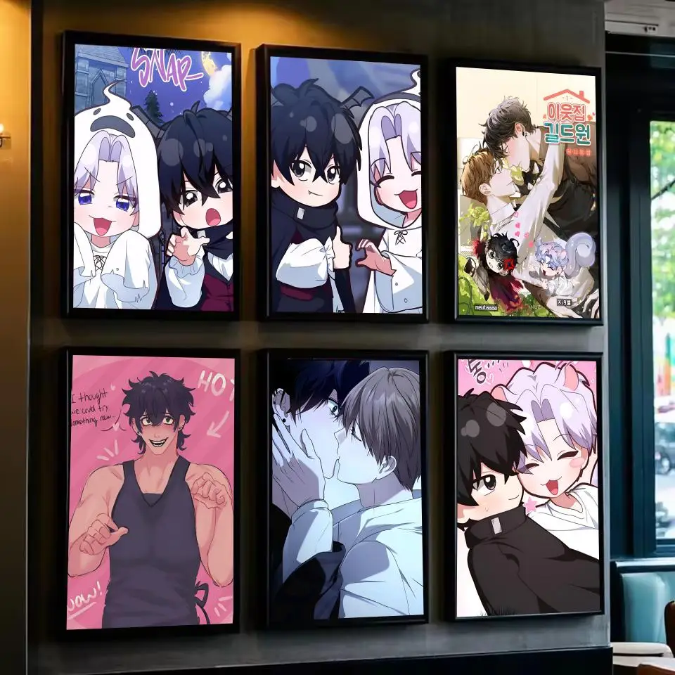 Anime BLV-Virtual Strangers Poster Poster Waterproof HD Wall Art Decal Self-Adhesive Aesthetic Decor For Home Living