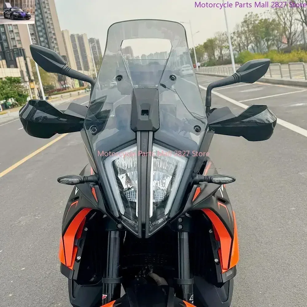 

For 390 790 890 ADV Adventure 790adv 2019-2022 2020 Motorcycle Acrylic Rally Windshield Wind Deflector Screen Shield Windscreen
