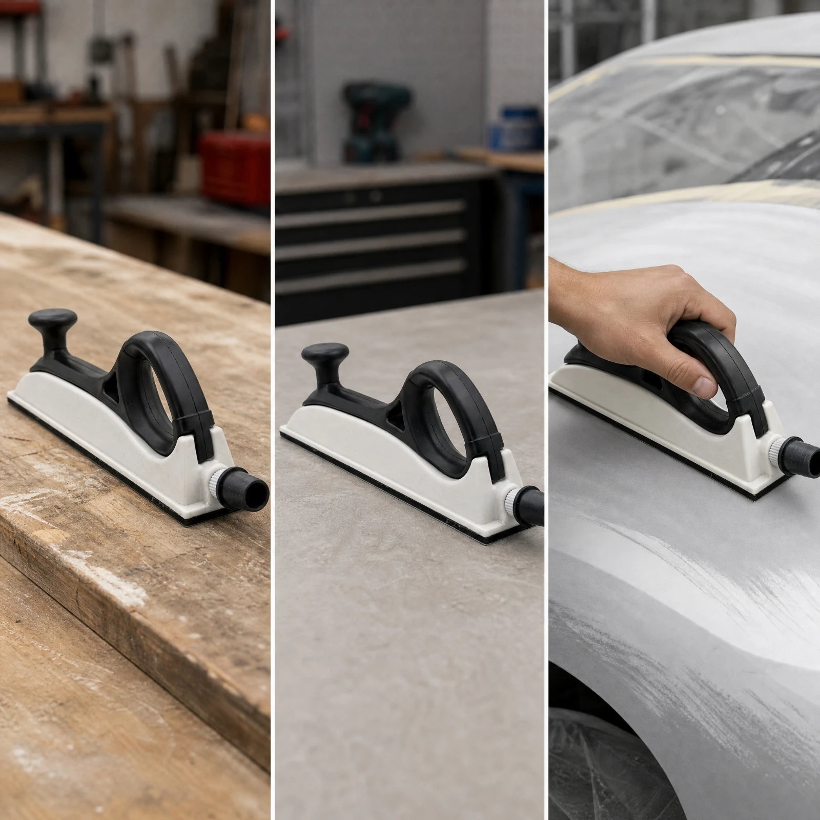 集塵ポート付きのサンディングボード。握りやすいデザインで、木 - Woodworking Boards のレビューと価格