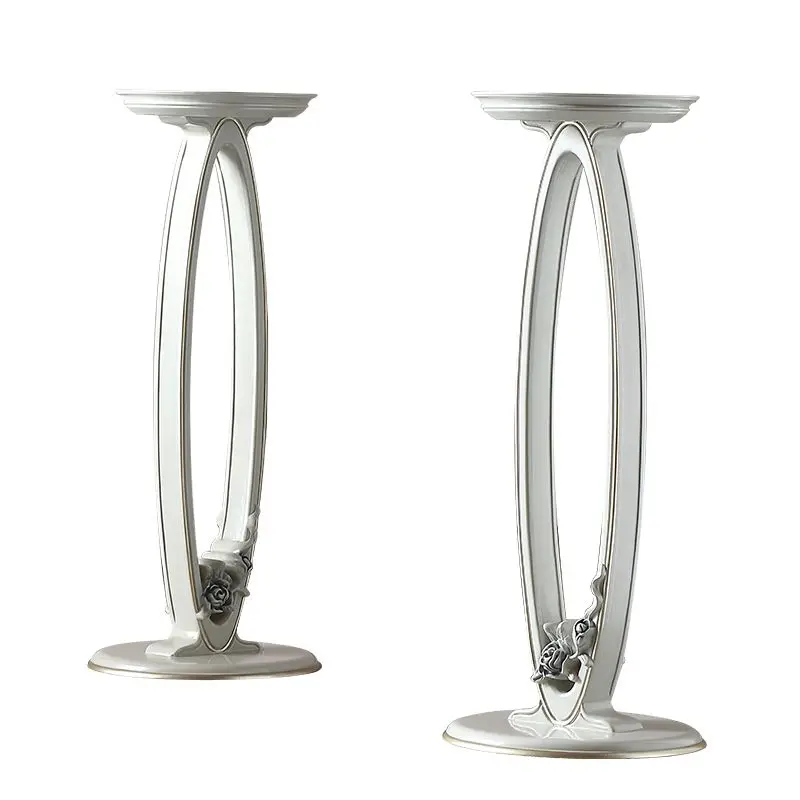 

Light luxury living room, high-end solid wood flower rack, storage rack, balcony European-style display rack, floor-to-ceiling