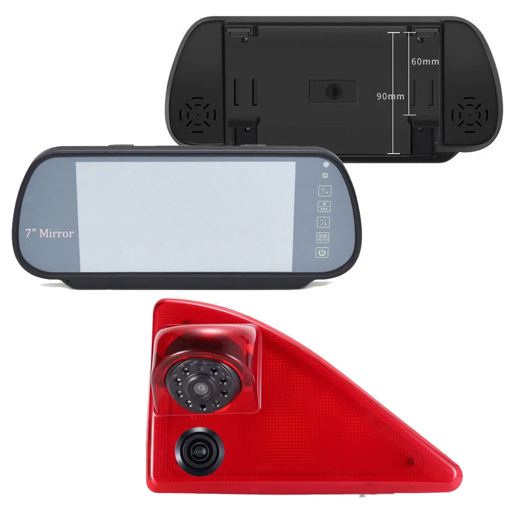 7-inch mirror +two lens Camera for Opel Vauxhall Movano B X62 MK2 MK3/Renault Master 3 JV FV /Nissan NV400 X62 X62B Bus Kasten