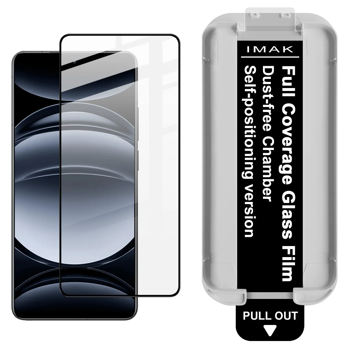 

IMAK Pro+ Tempered Glass for Realme GT 6 7 7T 8 Pro Neo7 SE Turbo 5G Dust-free Chamber Locator Film