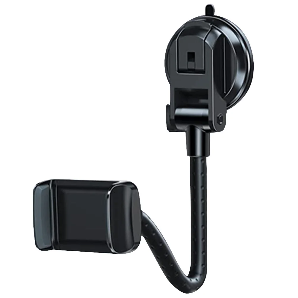 

Car Phone Holder with Suction Cup Mount for Windshield Auto Rotation Stand Compatible with Mobile GPS Navigation Device