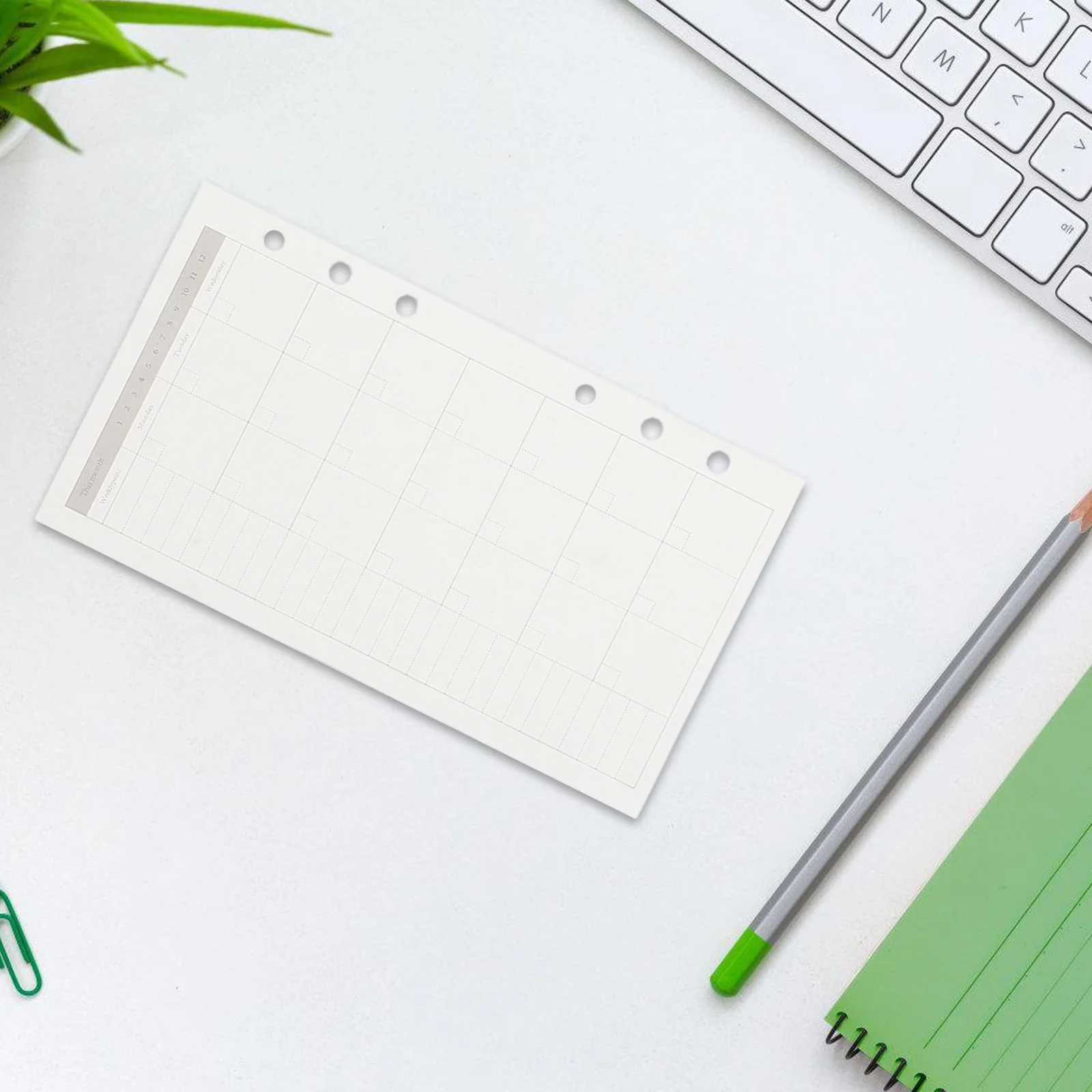 

3 шт., вставка-вкладыш для планировщика с 6 отверстиями, без датированная бумага с вкладышами, ежедневные, еженедельные, ежемесячные, сменные листы для планирования, страницы планировщика