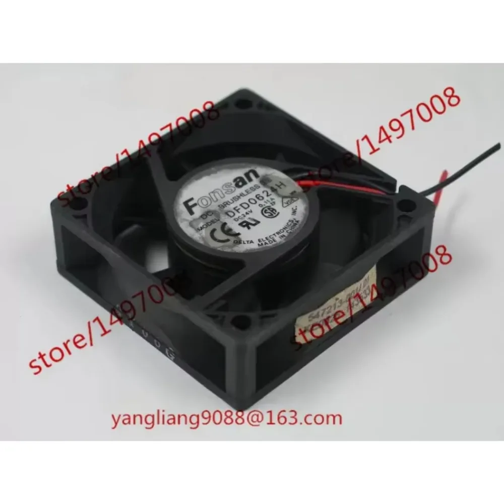 Delta Electronics DFD0624H DC 24V 0.11A 60X60X20mm  Cooling Fan