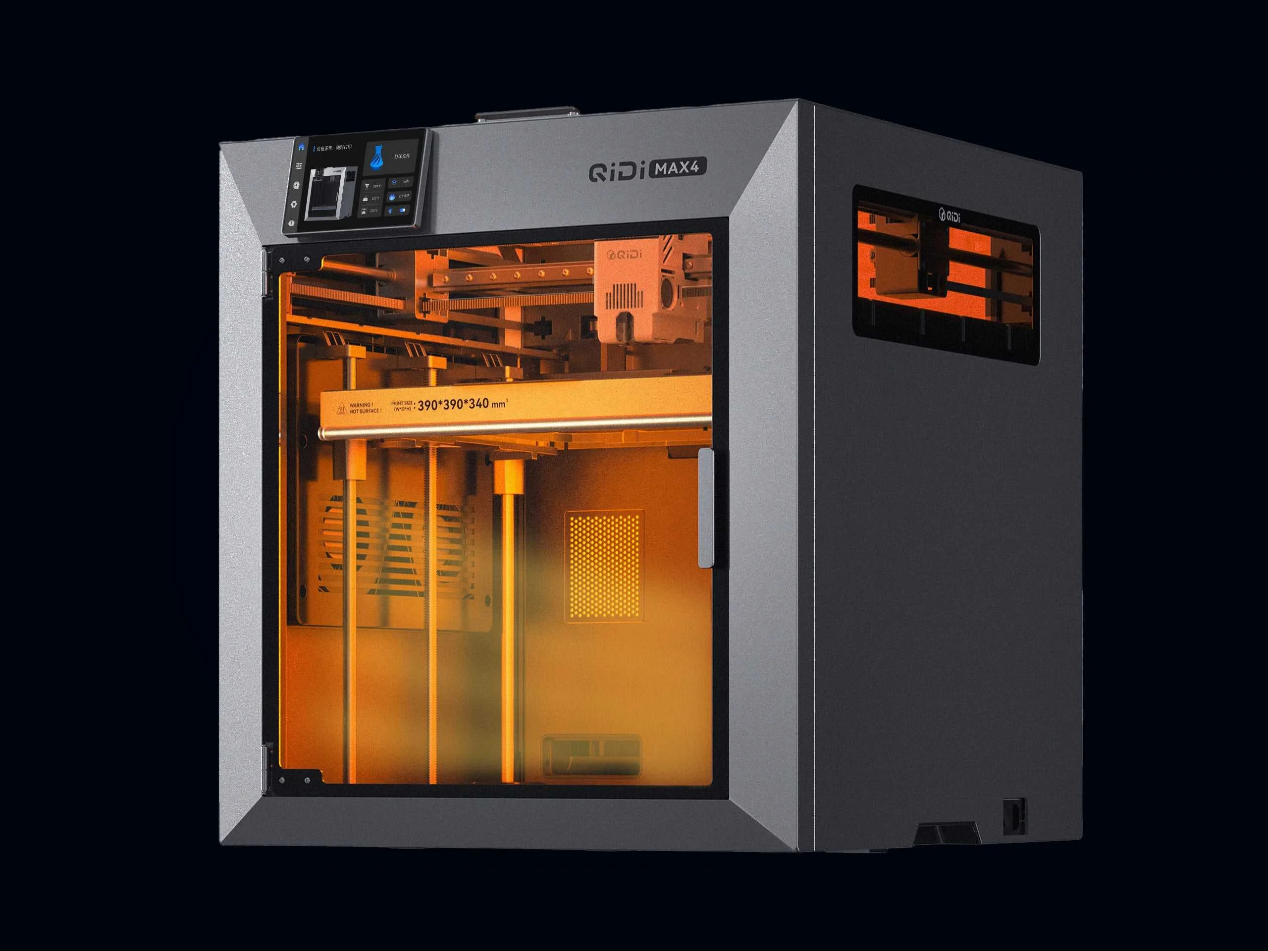 Max4 COMBO 390x390x340mm Dual Extruder High Speed Redefining First Entry-level Multi-color FDM 3D Printer