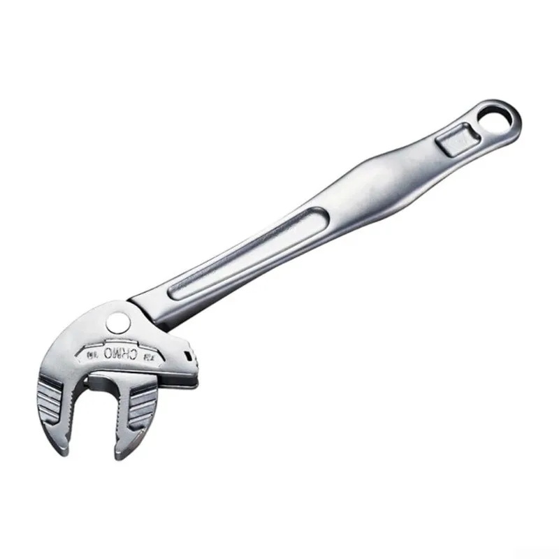 For Crab Claw Type Fast Adaptive Movable Wrench, Multi-functional Universal Clamp Ratchet Universal Adjustable Large  2PCS