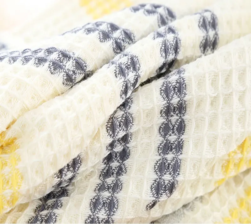 100% Reine Baumwolle Waffel-Badetuch, Weich und Saugfähig für Erwachsene Wabenförmiges Badetuch Ist Flauschig und Hautfreundlich – Detail 6