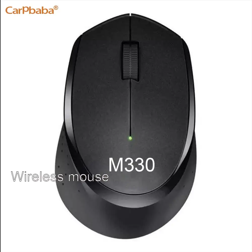 Беспроводная Бесшумная мышь woodbaba M330, 2,4 ГГц, с USB-приемником, оптическое отслеживание, бесшумная и легкая, для офиса, дома, ПК, Mac, ноутбука