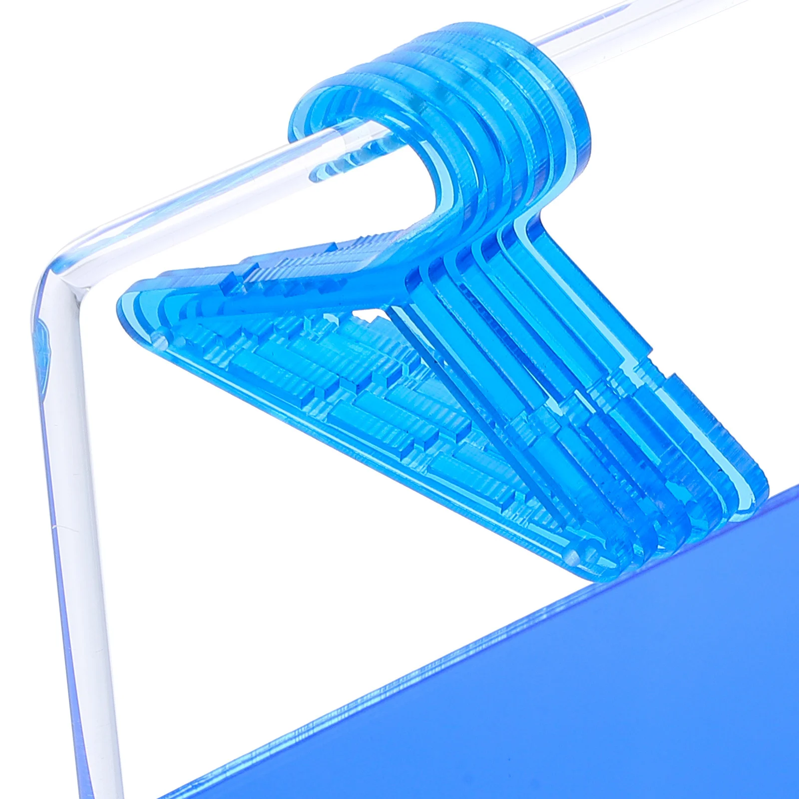 

1Set Acrylic Earring Holder Clothes Hanger Shape Jewelry Organizer Stand Earring Display Rack Desktop Jewelry Storage