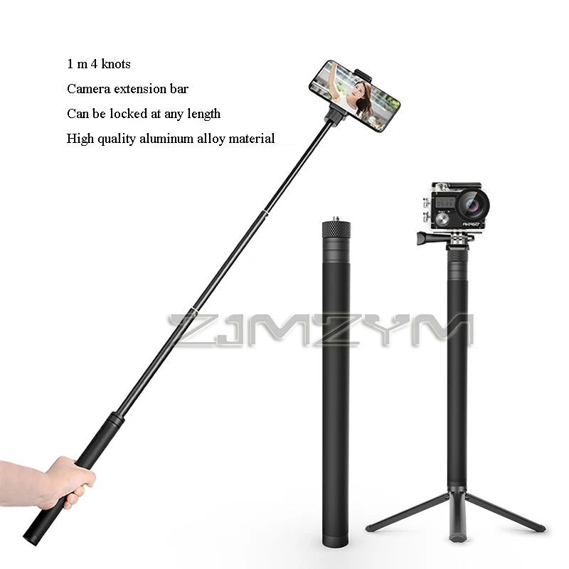 Selfie Stick Extension Rod 10cm With Universal 1/4 Screw For Camera Gimbal Stabilizer Phone Clamp Holder for DJI GoPro