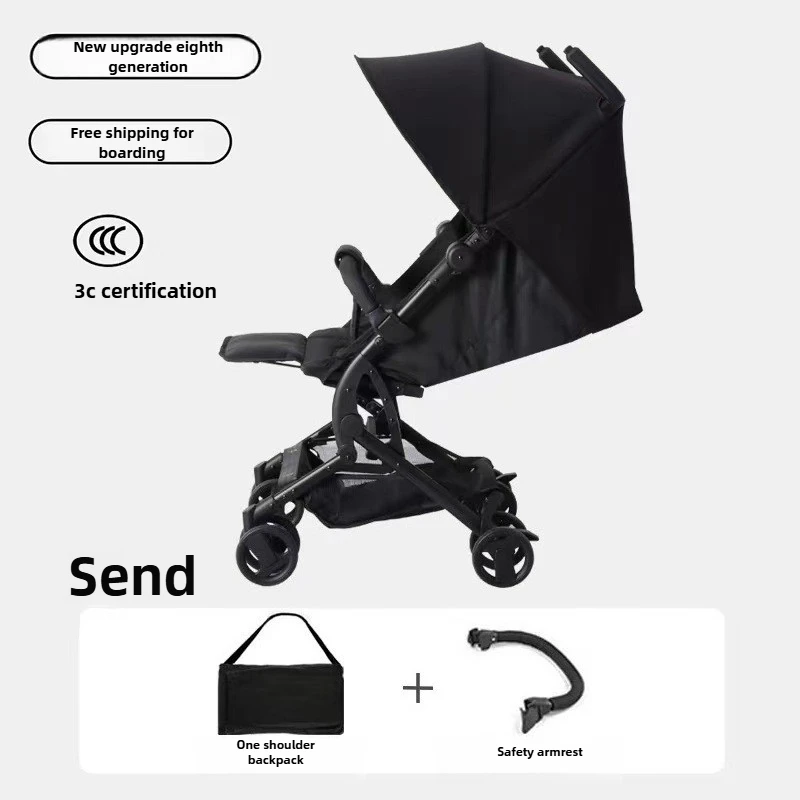 

Folding Pocket Cart Free of Check-in and Can Be Carried on Board with A Single Shoulder Bag and Safety Handrail