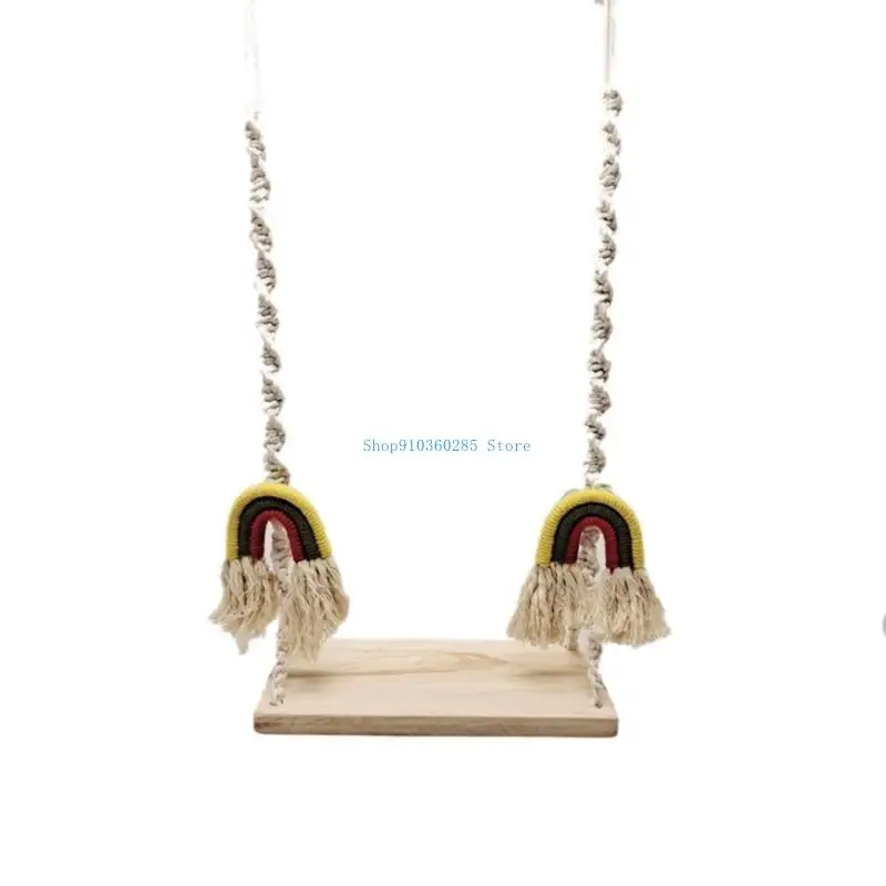 K9ff Photo Props Wooden Swing Baby Photos #4