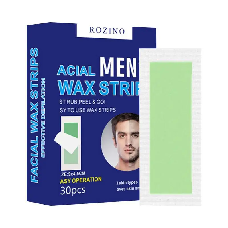 Hair Removal Wax Strips Depilatory Wax Paper for Facial Lip Wax Strips For Face Chin Upper Lip Jaw Eyebrow Beard Hair Removal