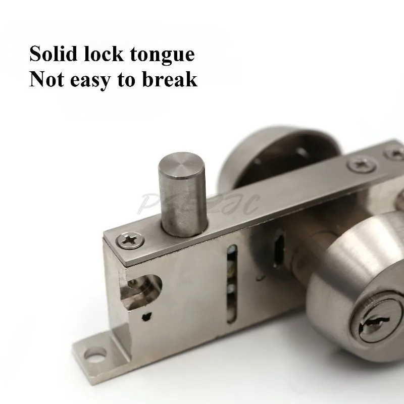 Framed Glass Door Lock Package Frame Door Floor Lock Stainless Steel Flat Push Narrow Profile with Frame Door Middle Lock