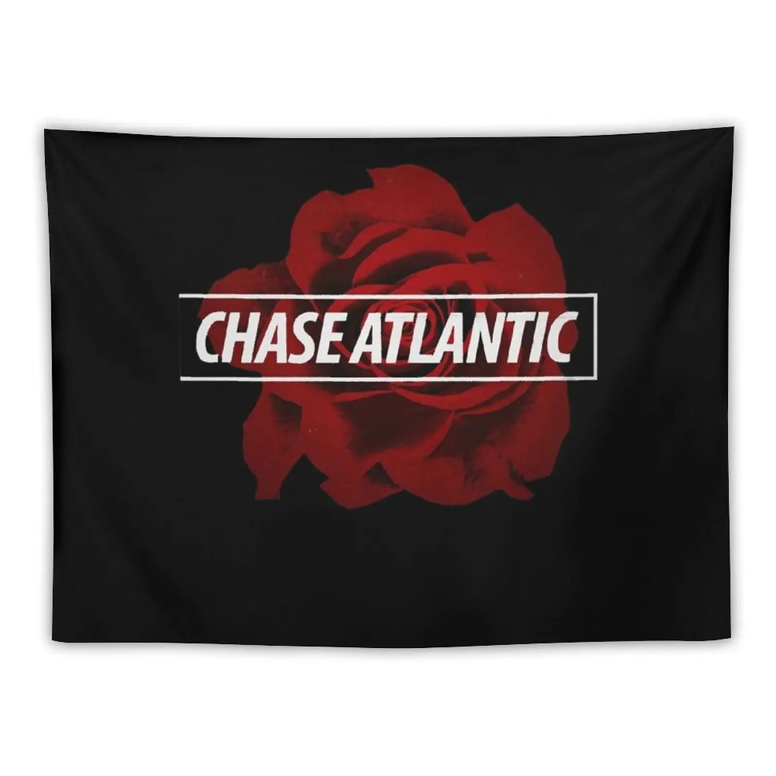 Chase Atlantic Rose Logo Tapeçaria, Home Decor, Papel de Parede Estético, Merch Reveal, O Segredo