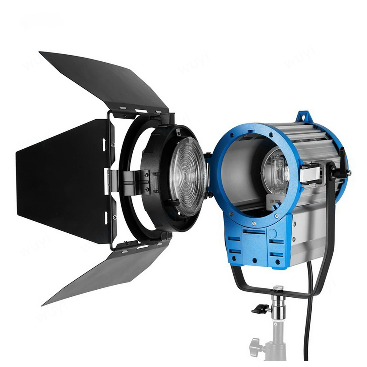1000W 2000W As Arr Professional Fresnel Studio Light 3200K Warm Tungsten Spotlight Photography with Bulb and Dimmer