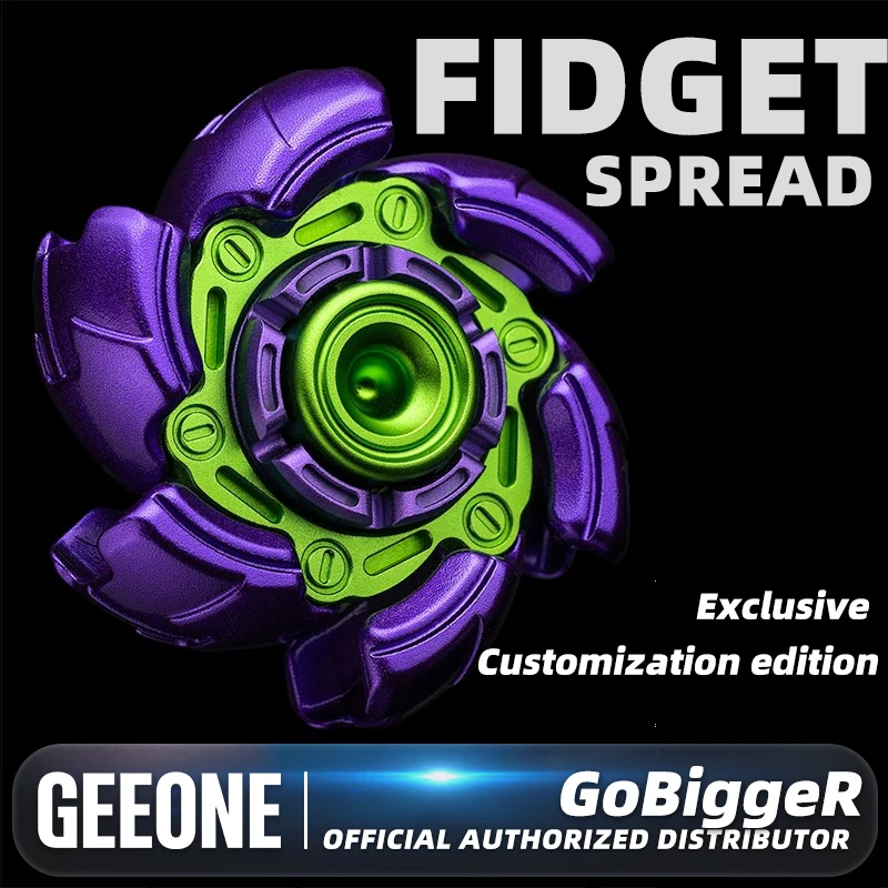 GoBiggeR Fidget Spread Pillbugs Lite EDC Beetle Finger Spinner Revolve Stress Relief Toys Relieves Anxiety In Stock Original