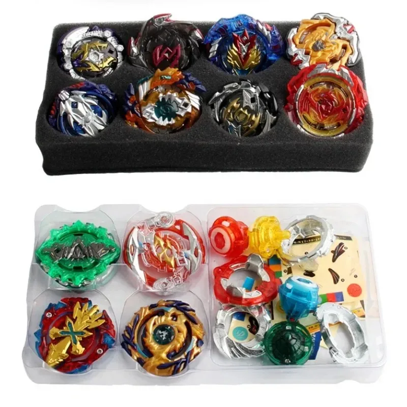 Beyblades Burst Battling Gyros , 3 Two-Way Launchers, Zest Achilles Valkyrie with Portable Box Blade pro Series Set for