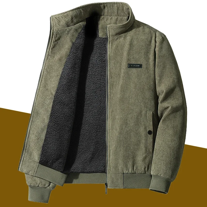 

Thick Coat Popular Cashmere Cotton-Padded Jacket Men's Cotton-Padded Cashmere Jacket New Fashion Corduroy Cotton-Padded Jacket