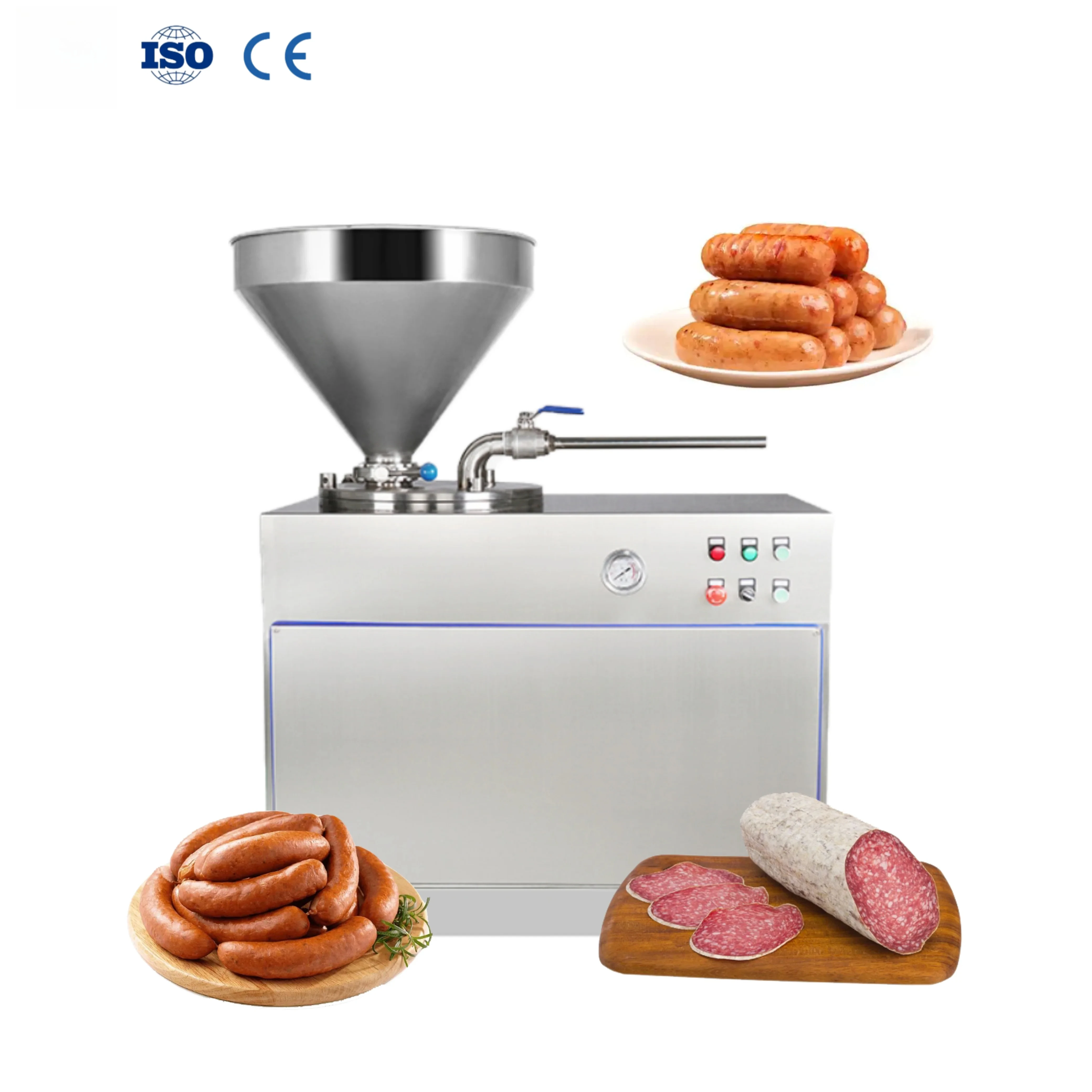 Hot Sale Meat Sausage Hydraulic Enema Equipment Commercial Pneumatic Enema Machine Pneumatic Quantitative Knotting Enema Machine