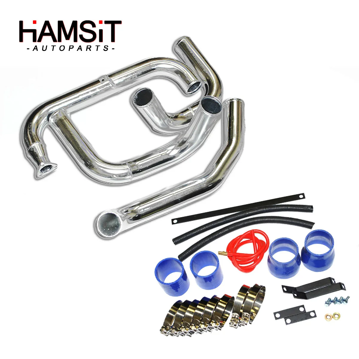 Hamsit Intercooler Piping Silicones Clamps For Nissan GTIR N14 Pulsar SR20 SR20DET