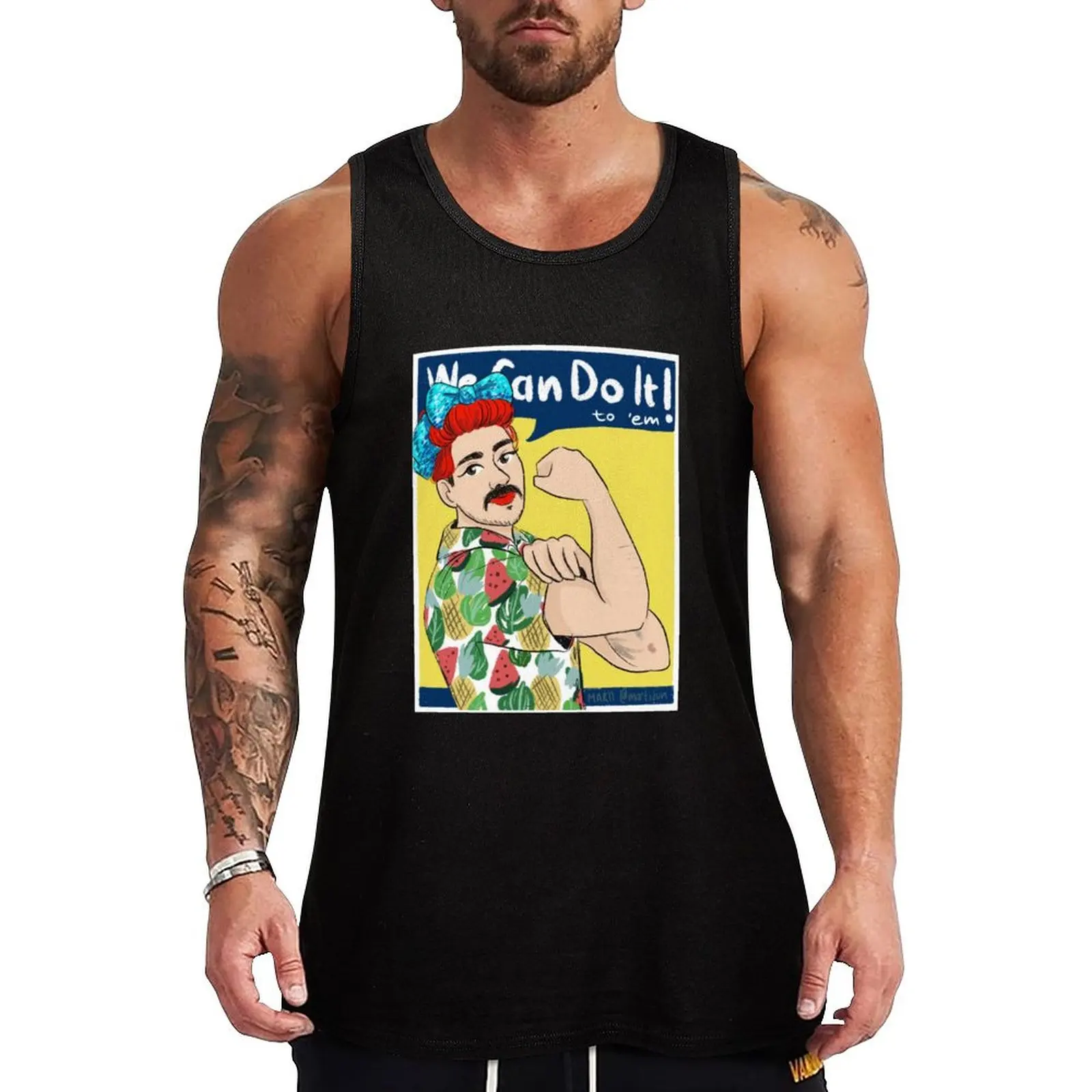 we can do it to 'em! Tank Top Street Style Casual Tank Top Urban Sleeveless Top
