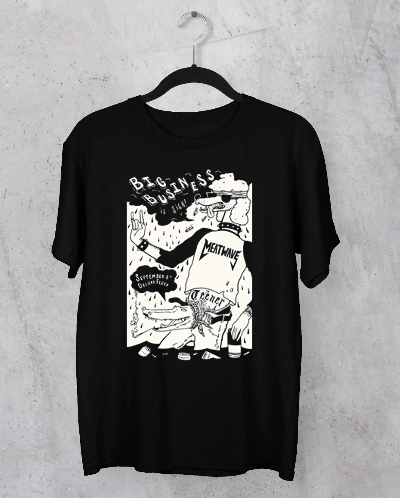 Big Business band poster T-shirt Black Short sleeve All Sizes S-5Xl 2F831