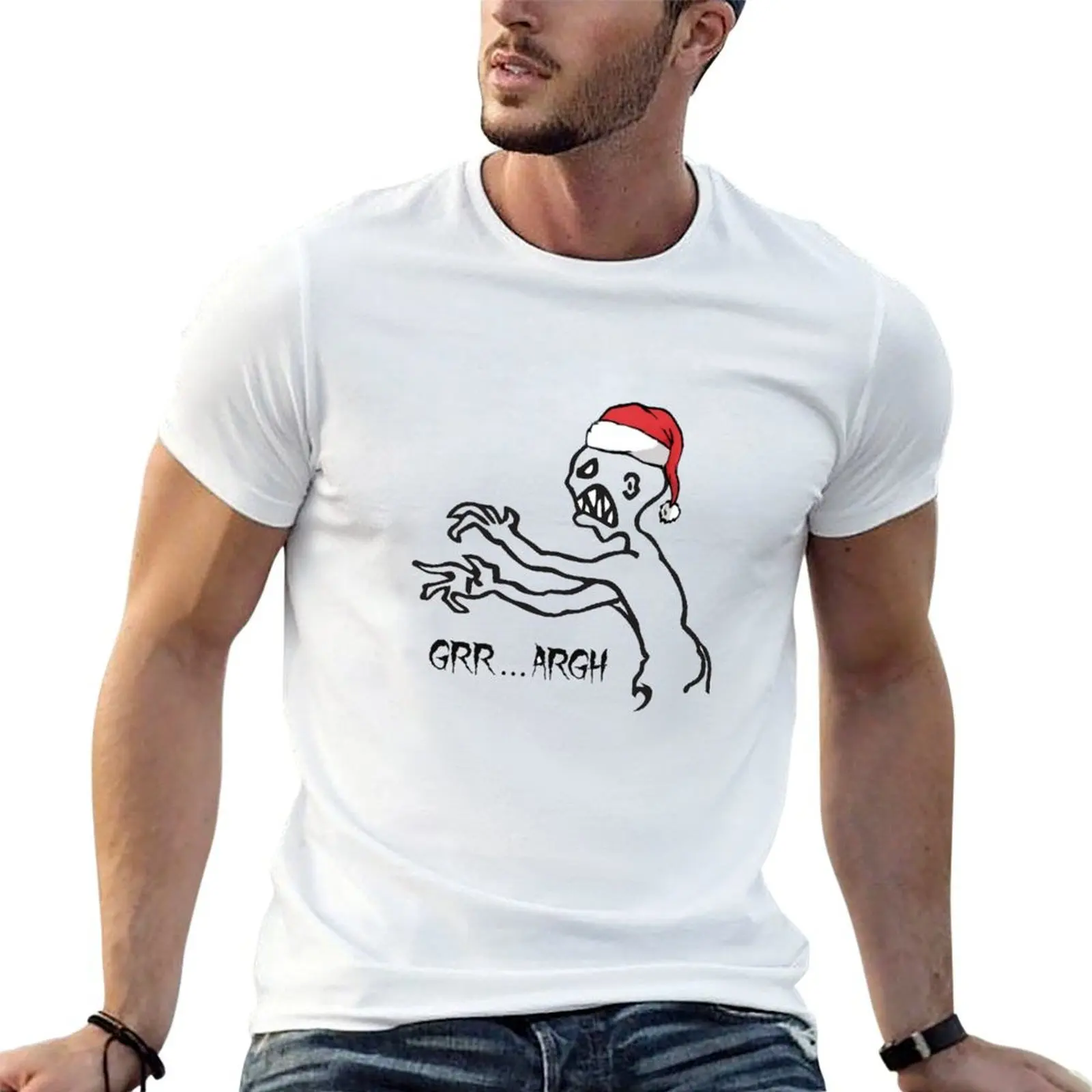 

Have a Grrr Argh Christmas T-Shirt cotton t shirts man 100% t shirts designer man t shirts for men casual T-shirt