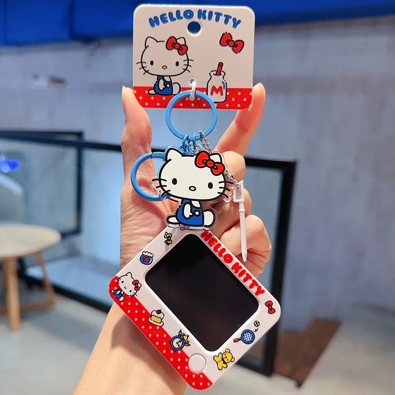 Sanrio Hello Kitty Keychain Girls Bag Pendant Kt Cat Cartoon Doll Toy Exquisite Key Chain Kawaii Surprise Girls Kids Gifts image 3