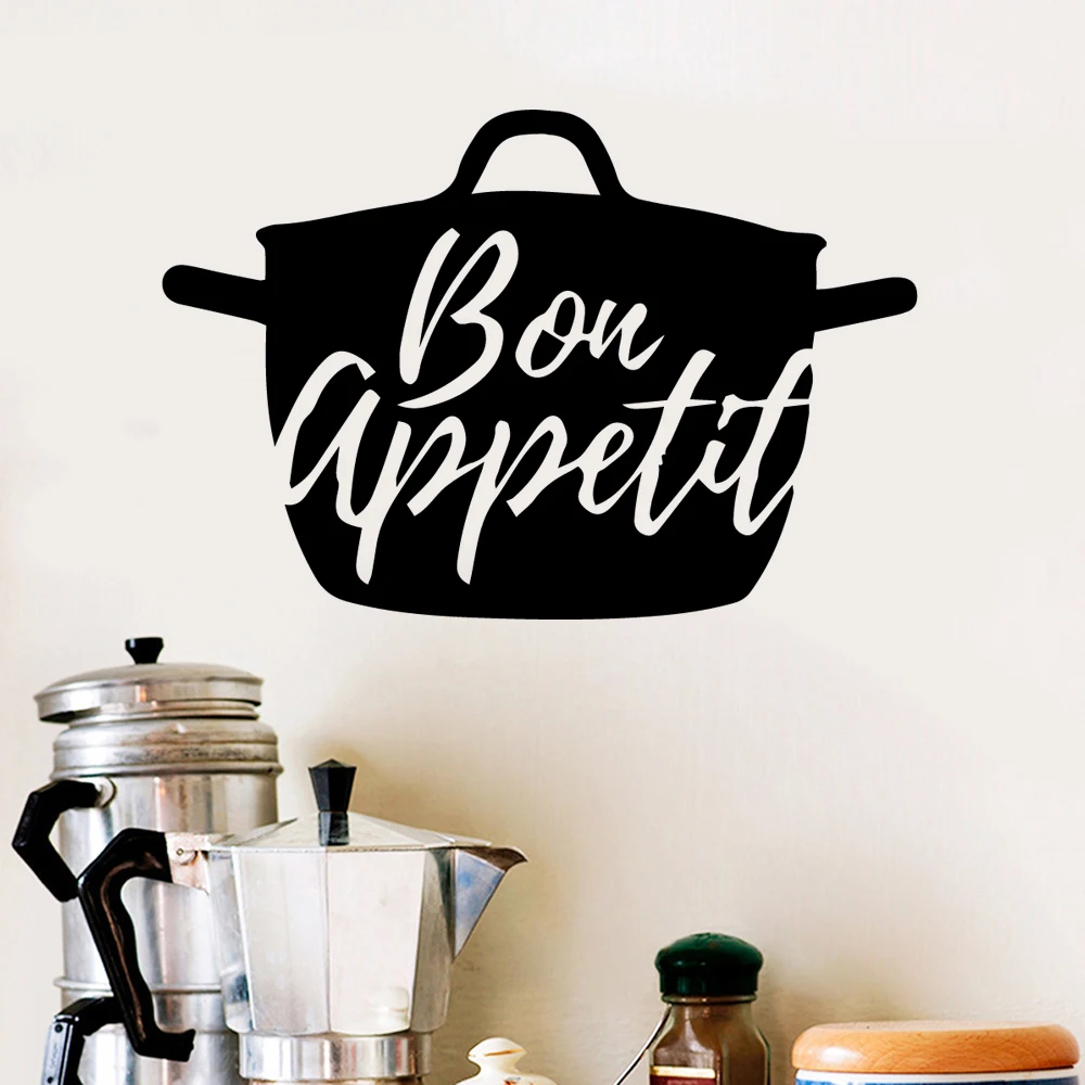1 pc hot sale cooking tool for kitchen decor Vinyl Wall Sticker Home Decor Stikers Bedroom Diy Pvc Home Decoration Accessories