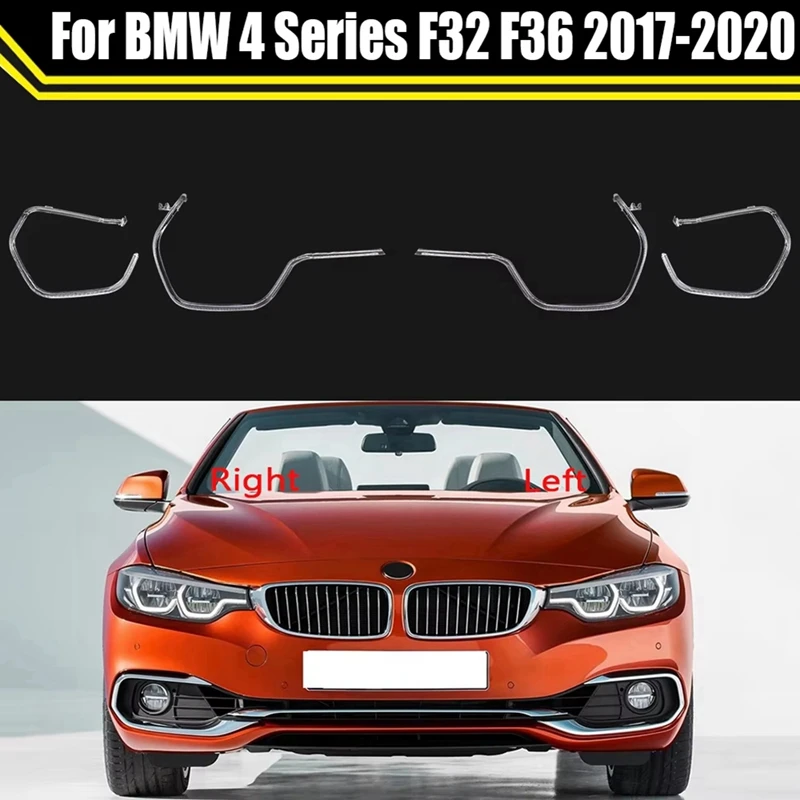 For BMW 4 Series F32 17-2020 Car DRL Guide Plate Light Guide Tube Headlight Daytime Running Light Guide Angel Eye