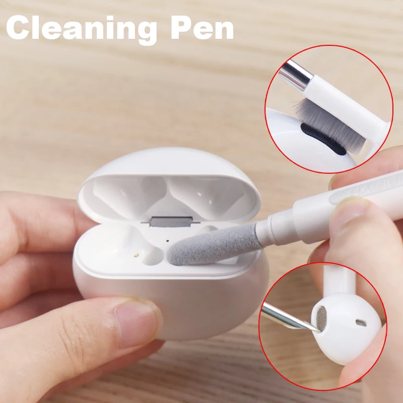 New Earphone Cleaner Pen Multifunctional Cleaning Tool Kit for AirPods Bluetooth Headset Computer Keyboard Headphones Dust Brush