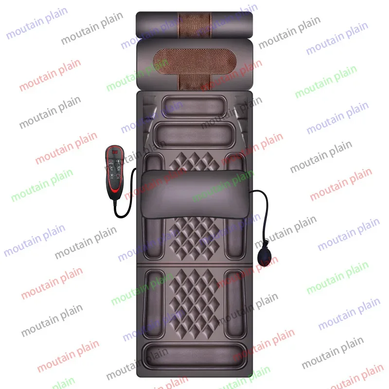 Colchón de masaje eléctrico, almohadilla de aire, rodillo infrarrojo, Airbag eléctrico de cuerpo completo, vibración, estiramiento, estera de masaje de presión