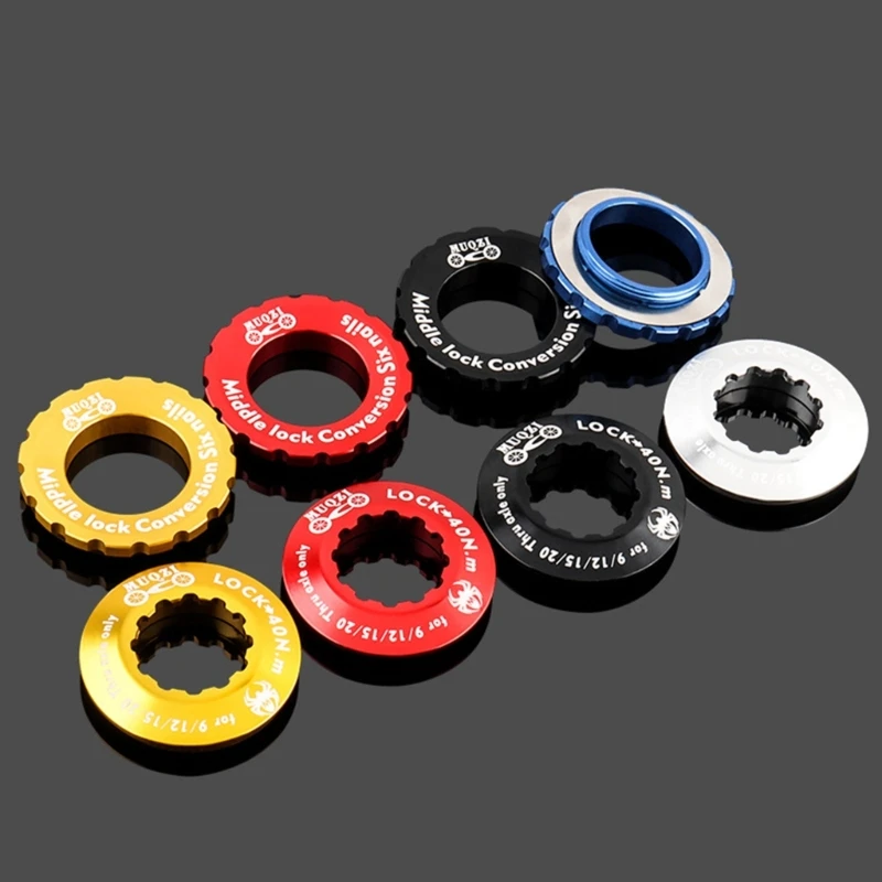 Wheelset Hubs Barrels Shafts Disc Rotor Lock Rings Centerlock Lockring Bike Hubs Center Lock Centerlock Rotor Lock Rings