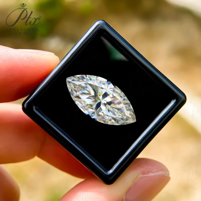 

Total0.3-3CT Marquise Shape Moissanite Stone D Color VVS1 Clarity DIY Ornament Making Fittings With Standard GRA Certification