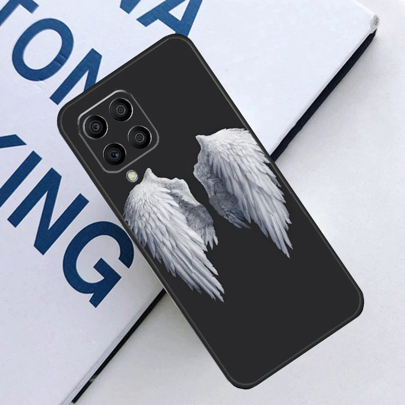 Wings Angel Devil Case For Samsung Galaxy M14 M34 M54 M13 M23 M33 M53 M52 M32 M12 M51 M31 M30s M31s M20 Coque