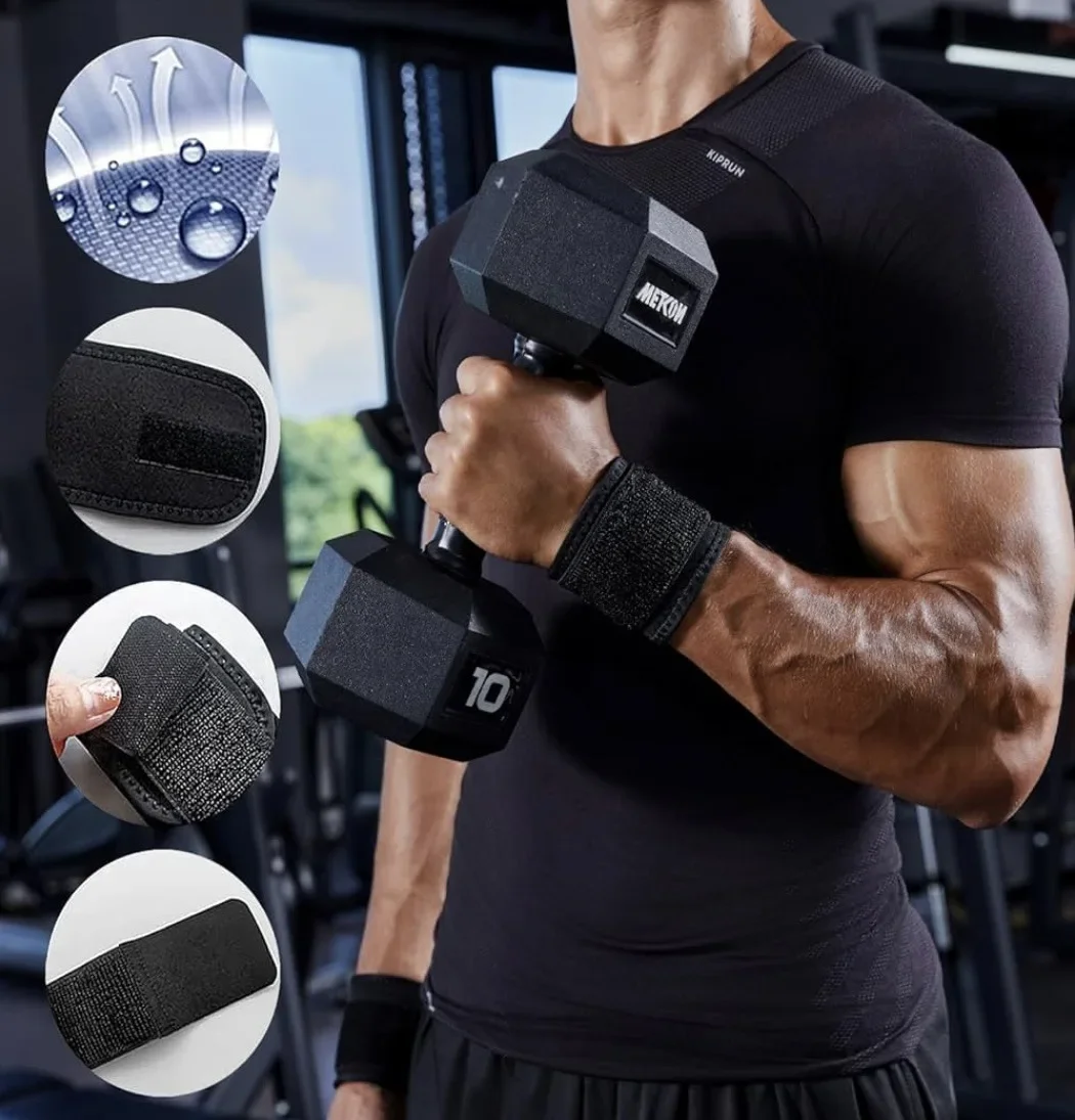 Dünne Elastische Sport-Handgelenkbandagen für Männer und Frauen, Handgelenkstütze für Badminton Fitness Workout Handgelenkschutz – Detail 9