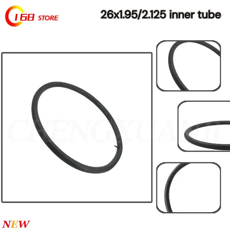 NEW Inner tube 26x1.95/2.125 inner tube straight mouth, suitable For children's bicycle/folding bicycle/small scooter inner tube