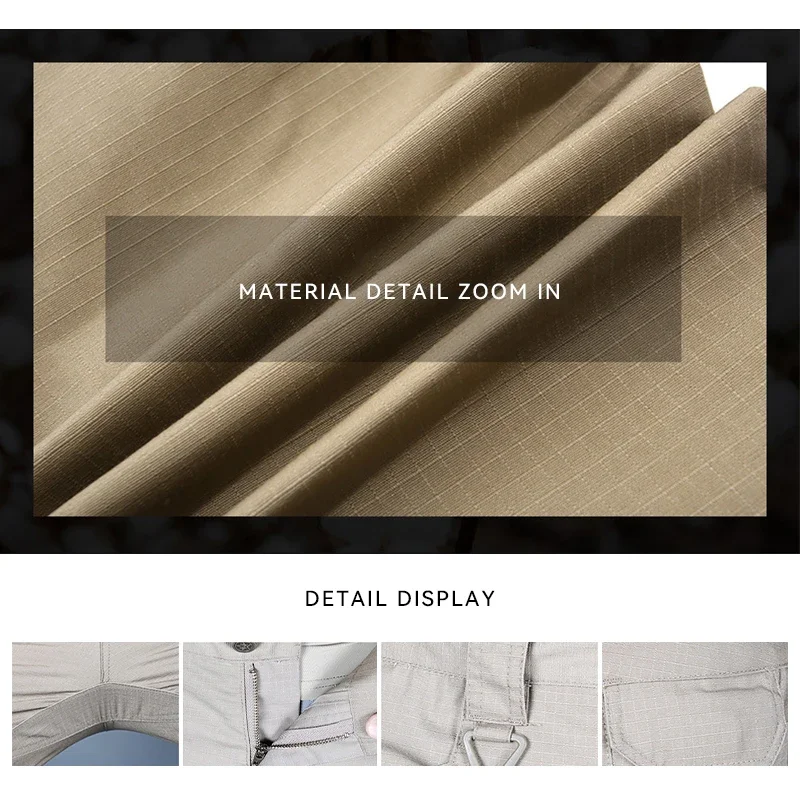 Tactical Cargo Pants Men Combat Trousers Army Military Pants Multiple Pockets Working Hiking Casual Men's Trousers 6XL