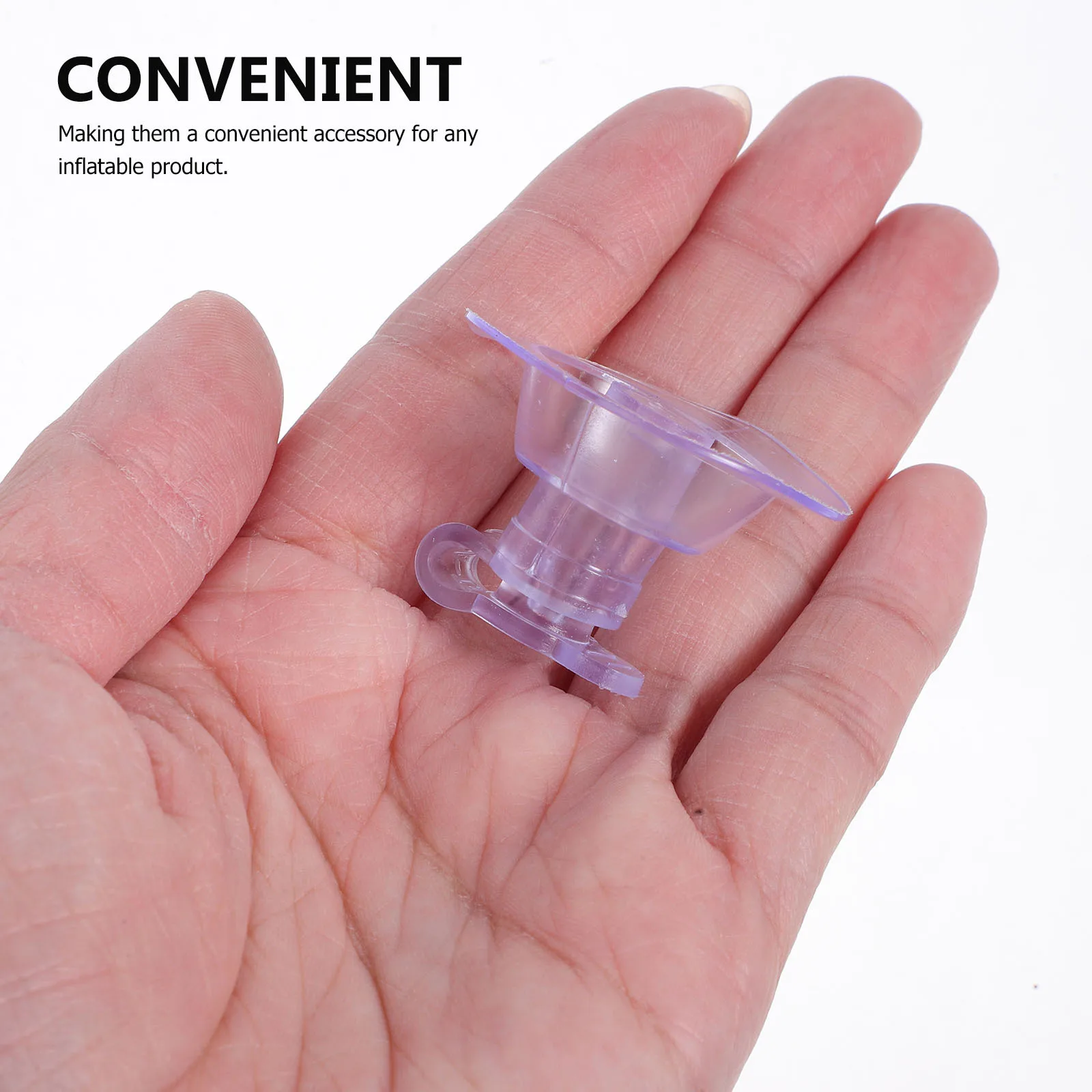 20 szt. Zestaw dysz PVC do pompowania, zawór uszczelniający do podróży, na kemping, zamiennik dyszy do pompowania produktów.